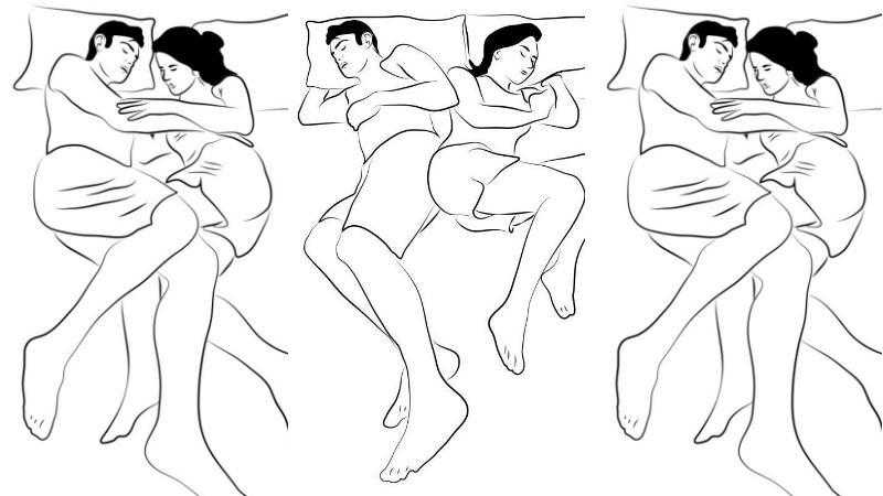 Como os casais dormem reflete muitos sobre eles
