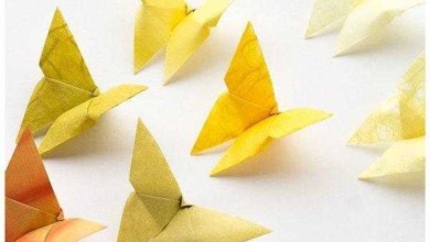Como fazer Borboletas de Papel com Origami
