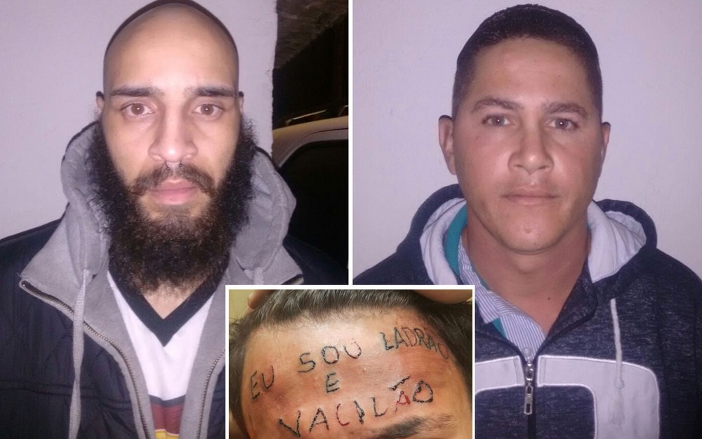 Jovem que teve testa tatuada é detido suspeito de furto