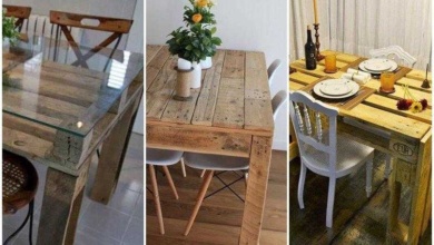 15 Ideias de mesas feitas com paletes para se inspirar