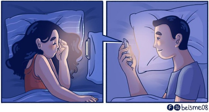 22 quadrinhos mostrando como é a vida de uma pessoa apaixonada
