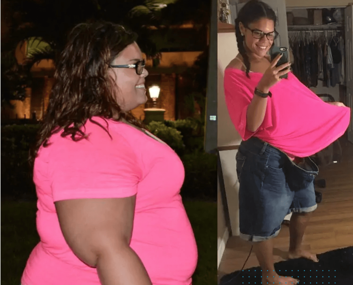 Abandonada pelo noivo, mulher emagrece 77 kg e está linda
